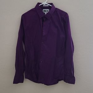 Men's Classic Solid Stretch Cotton 1Mx Dress Shirt